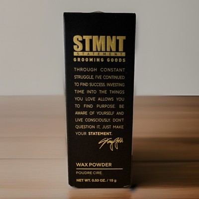 STMNT Grooming Goods Wax Powder, 0.53 oz | Semi-Matte Finish | Added Grip