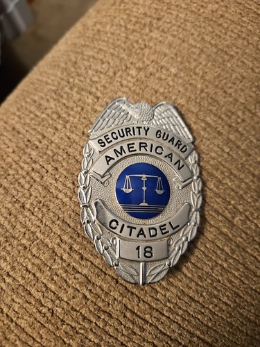 OBSOLETE American Citadel Security Guard Badge
