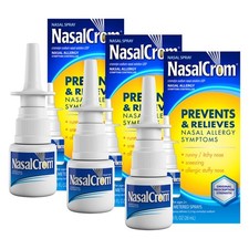 NasalCrom Nasal Spray Allergy Symptom Controller  200 Sprays  .88 FL OZ 3 Pack