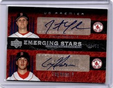 2007 Upper Deck Premier #ES2-PH Papelbon /Hansen Emerging Stars Dual Auto #/50