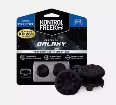 BRANDED Kontrol Freek PS5 PS4 Performance FPS Thumbsticks Thumb Grips - Galaxy Black
