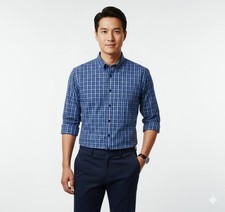 85 Tommy Hilfiger Mens TH Flex Essentials Slim fit Stretch Shirt