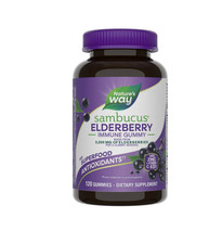 Nature  s Way Sambucus Elderberry Immune  Zinc Vitamins C  D3  120 Gummies