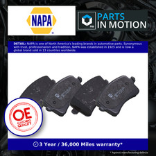 Image of Brake Pads Set Rear NBP1115 NAPA 8K0698451 8K0698451A 8K0698451B 8K0698451C New