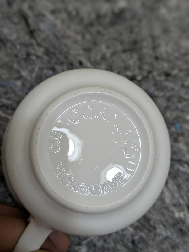 Juego de 5 tazas planas florales flor silvestre vintage CORNING CORELLE café té Foto 4 de 4