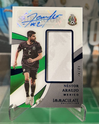 2021 Panini Immaculate Superior Swatch Signatures /49 Nestor Araujo #SU-NAR Auto