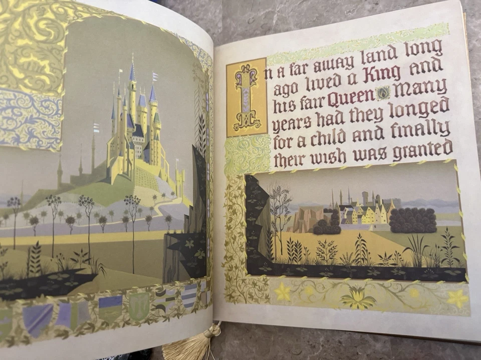 迪士尼乐园睡美人故事书大型日记未使用档案收藏 — 第 2/4 张图片