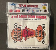 3'x5' 1997 Chicago Bulls NBA Championship team banner -BRAND NEW/TAG EXPRESS