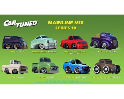 CAR TUNED カー・チューンド 1:64 シリーズ10 CarTuned 1:64 Series 10 Mainline Assortment of 8 Cars Set 2026