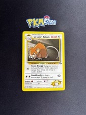 Pokémon TCG Lt. Surge's Raticate Gym Challenge 53/132 Regular LP.