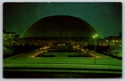 Postcard Pennsylvania Pittsburgh Civic Arena at Night