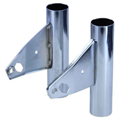 Chrom Scheinwerfer Halter Paar Satz für Zündapp GTS C 50 KS 50 80 Typ 529 530 - Bild 1 von 4