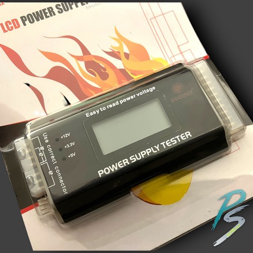 COOLMAX ATX (24-Pin, P4, P6, P8) LCD Power Supply Tester PS-224 - Picture 2 of 3