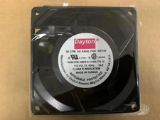 DAYTON 4WT40 Square Axial Fan, 115VAC, 2750 RPM, 3-1/8"x3-1/8"