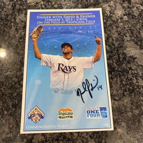 DAVID PRICE Signed Tampa Bay RAYS 4.5x7 Banquet Table Card NO COA EXTREMELY RARE - Picture 1 of 4