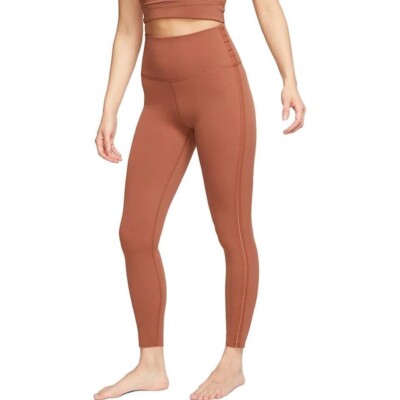 nike yoga luxe red bark