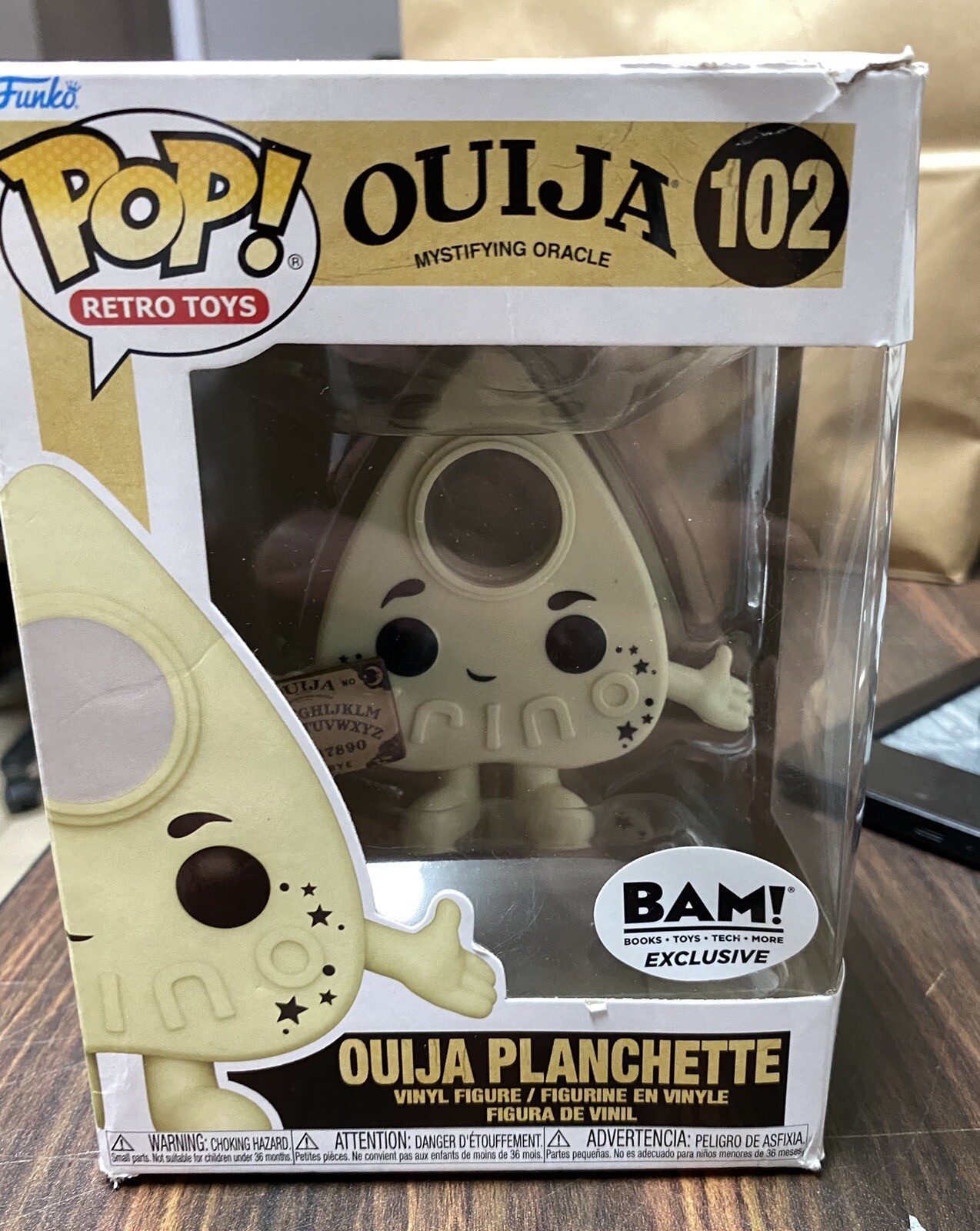 Funko Pop! Vinilo: Ouija Planchette - Libros Un Millón Bam Exclusivo 102 * Daños