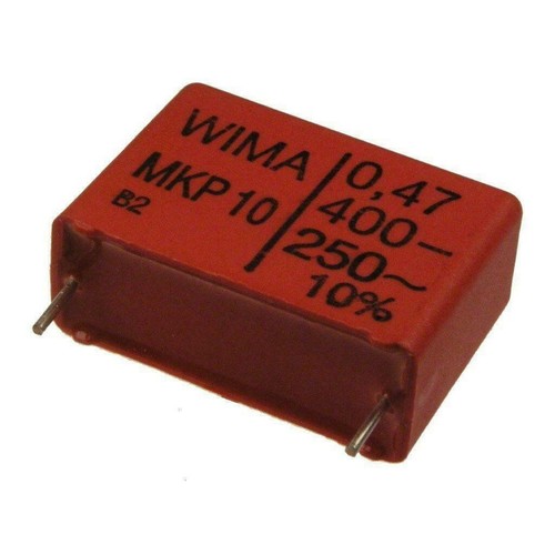 2 Pezzi Condensatore Audio MKP 400V Serie 0,1uF-47uF – Per Crossover E Altoparlanti, Alta Fedeltà (valore 1uF 400V)