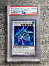 2021 YuGiOh 1st ED WINDWITCH-DIAMOND BELL #BLVO EN043 ULTRA RARE PSA 9 MINT 1798