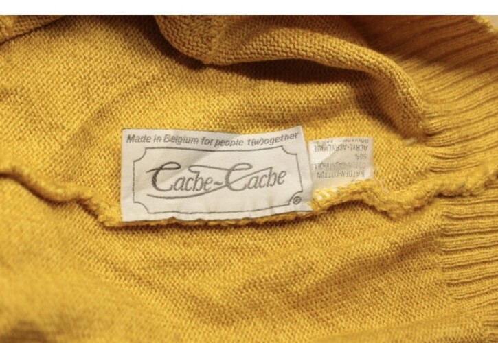 Cache Cache Textured Pullover Crew neck Sweater S… - image 5