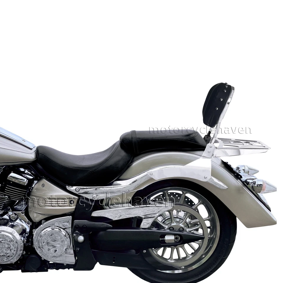 Respaldo barra Sissy con portaequipajes Yamaha Roadliner Stratoliner (excepto Deluxe Foto 3 de 4
