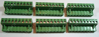 (6) 9 Pin - 5.08mm / Pluggable Terminal Blocks - Phoenix Plugs - Audio Connector