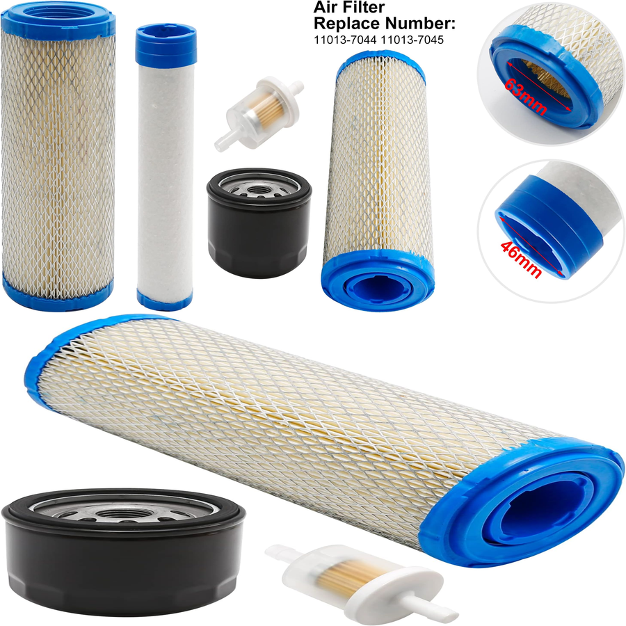 Air Filter Oil Filter for Kawasaki FX651V FX691V FX730V FX751V FX801V