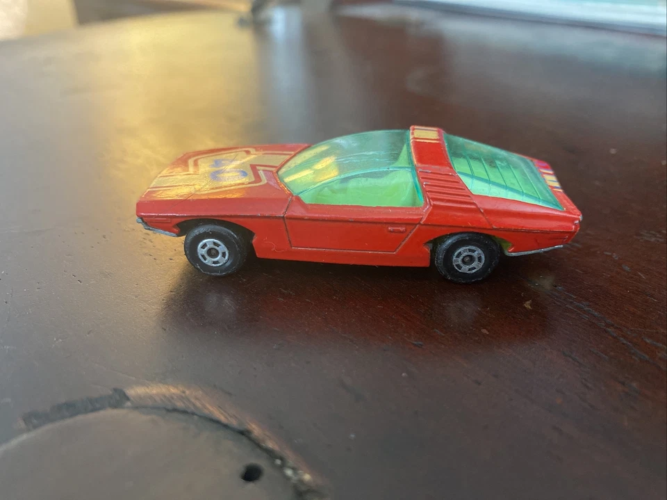 VINTAGE 1971 Nº 40 LESNEY INGLATERRA MATCHBOX SUPERRÁPIDO VAUXHALL GUILDSMAN COCHE ROJO Foto 4 de 4