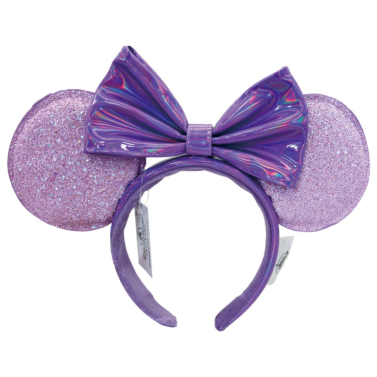 DisneyParks Purple Pink Minnie Mouse Bow Sequins Ears  display picture 1