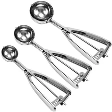 Cookie Scoop Set 3 PCS Cookie Scoops for Baking Include 1 Tbsp/ 2 Tbsp/ 3 Tbs...