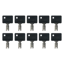 10 Ignition Key For Caterpillar Crown Yale Hyster Gradall - 107151-002 166