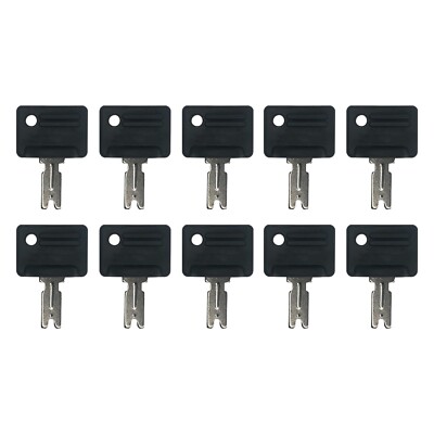 (10) Ignition Key For Caterpillar Crown Yale Hyster Gradall  - 107151-002, 166