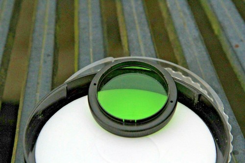 ROLLEIFLEX GREEN FILTER .Genuine 28.5mm. Push on. - Picture 2 of 5