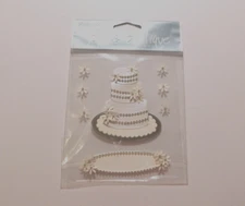 Jolee's Boutique Brand New Package ~Wedding Cake~ Dimentionsal Stickers