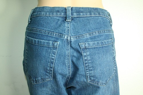 Gloria Vanderbilt Jeans Amanda Capri Stretch dunkle Waschung Bündchen Damengröße 6 - Bild 7 von 12