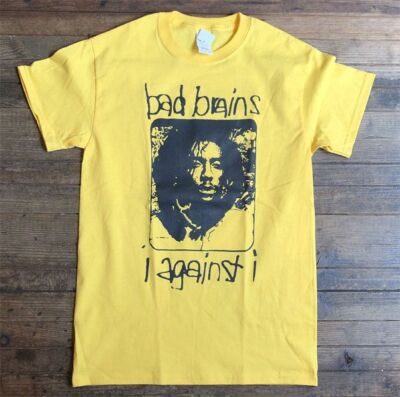 Bad Brains I Against I Reprint Rare T shirt Classic style tee vtg
