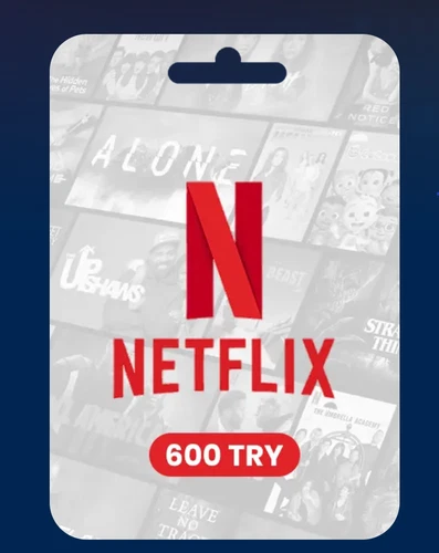 Netflix  Gutschein 600TL Gutscheincode Geschenk Guthaben Türkei - Türkiye