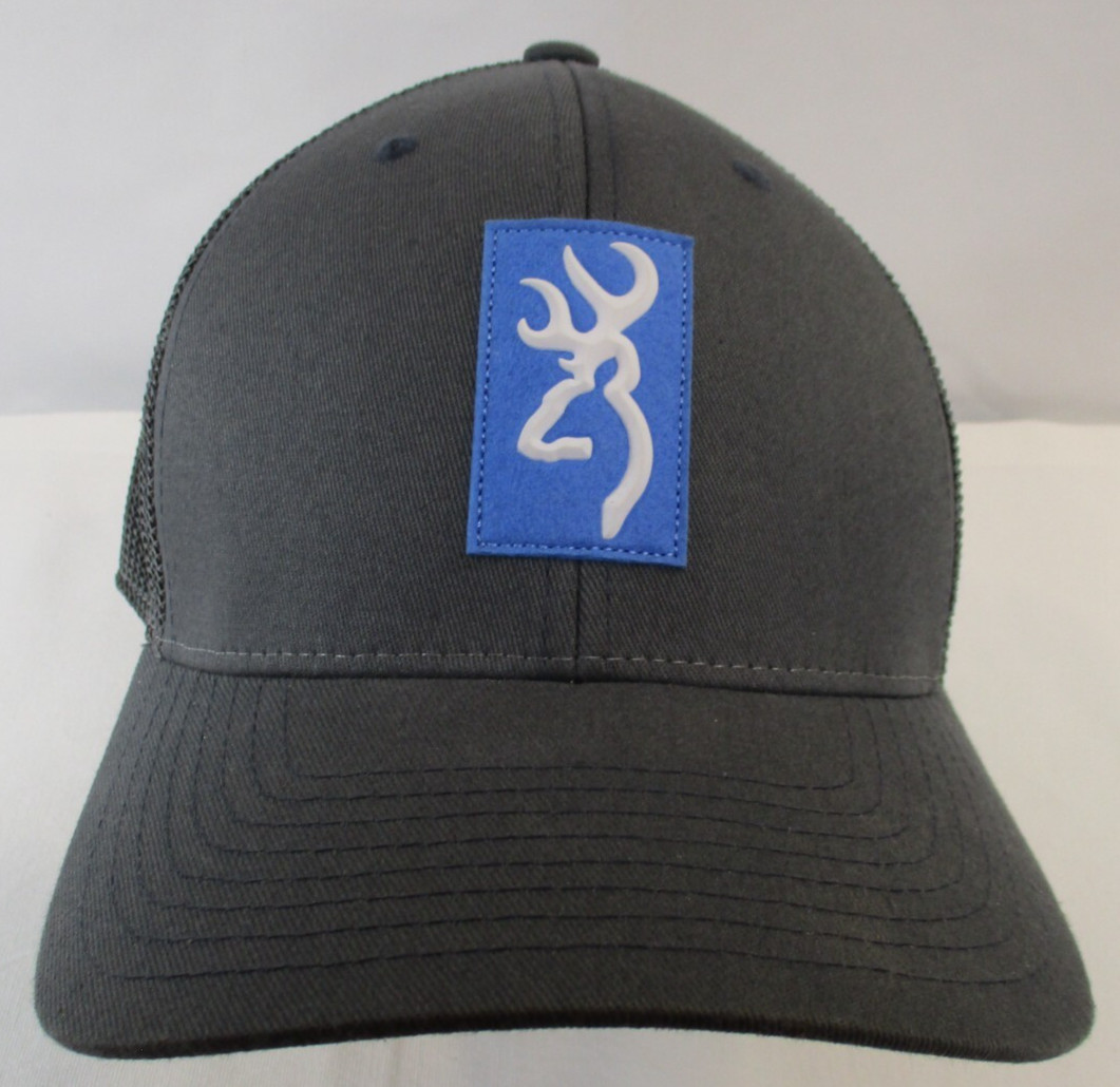 Browning Baseball Cap Adjustable Charcoal Grey Gr… - image 1