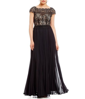 Aidan Mattox Women's Size 2 Black Off Shoulder Lace Beaded Gown Msrp $495 | eBay Aidan Mattox Women's Size 2 Black Off Shoulder Lace Beaded Gown Msrp $495 | eBay