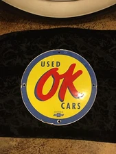 Chevrolet GM Genuine OK Porcelain 1930’s-1950’s
