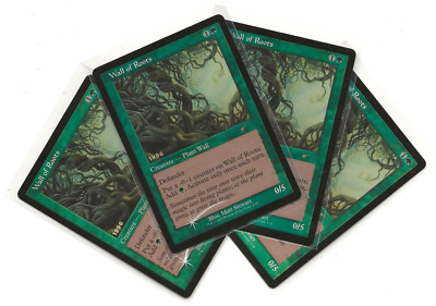 4 WALL OF ROOTS FOIL 30th Anniversary Promo NM Magic English x4 MTG