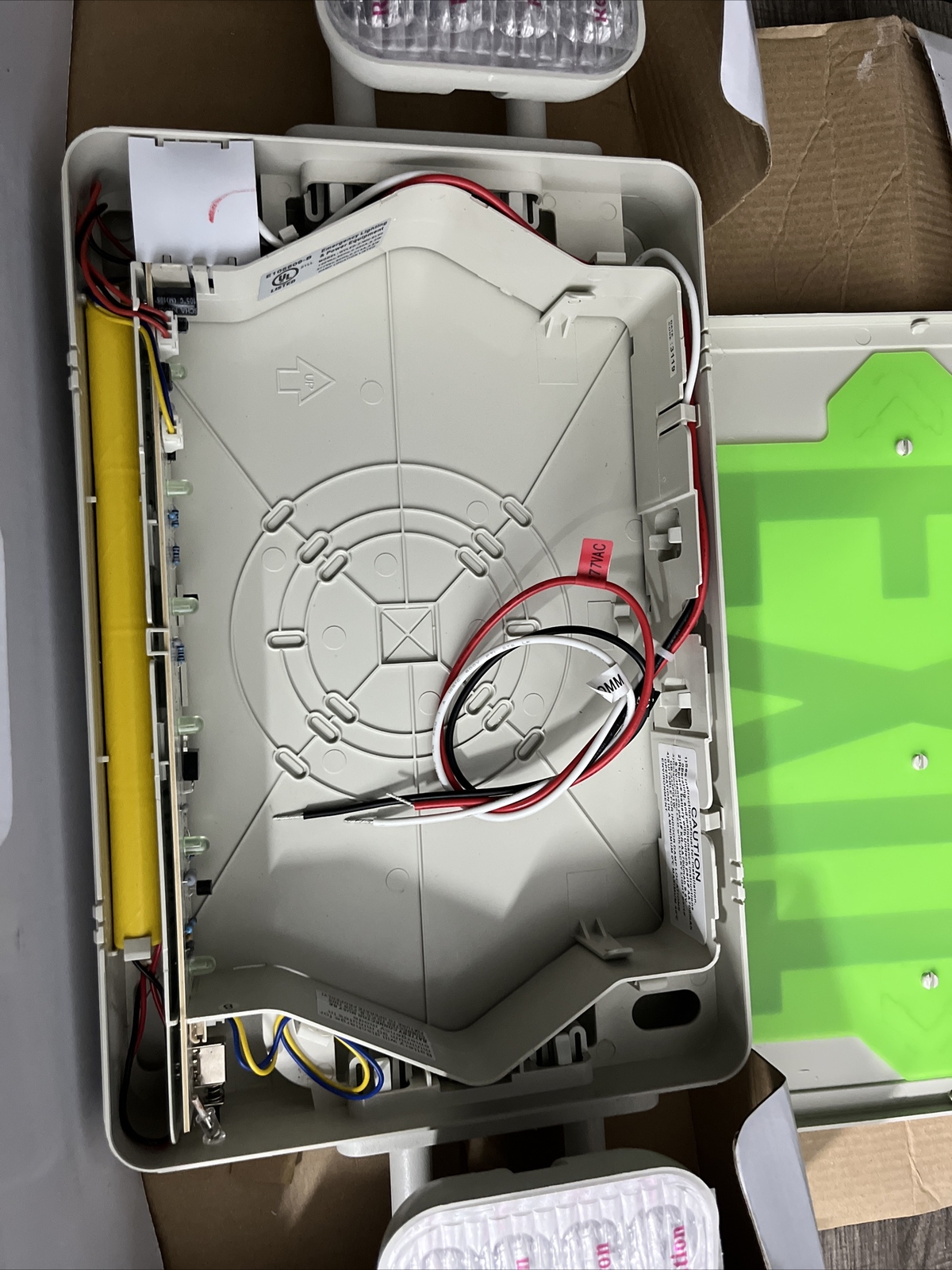 EXITRONIX VLEDEL90 EMERGENCY EXIT SIGN LED COMBO eBay