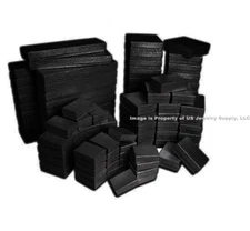 Swirl Black Cotton Fill Jewelry Gift Boxes Cardboard Supplies Display Packaging