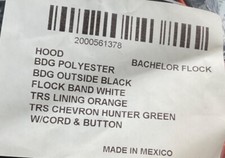 JOSTENS Graduation gown and cap. INCLUDES bachelor Flock, 