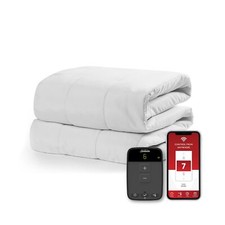 Sunbeam Polyester Wi-Fi Connected Mattress Pad, Electric Blanket, 10 Heat Set...