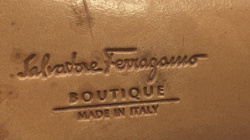 SALVATORE FERRAGAMO Black Leather Lace-Up Bow Detail Pump Heels Sz 9B Italy Cute - 第 11/12 張圖片