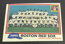 1981 Topps - #662 - Boston Red Sox Team Checklist - Ralph Houk
