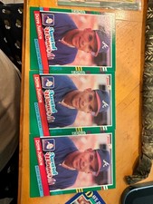 1991 Donruss - David Justice #683 ERROR CARD missing “.” After “inc”