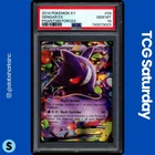 2014 POKEMON XY PHANTOM FORCES #034/119 GENGAR EX PSA 10