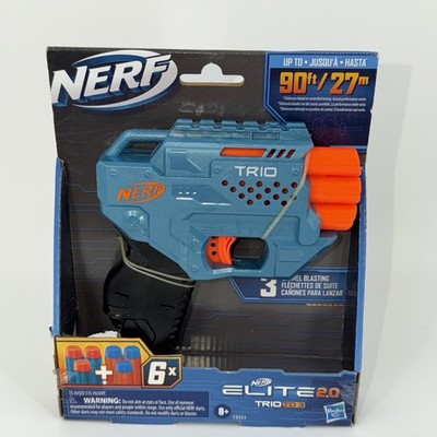 NEW NERF N-Strike Elite 2.0 Blue Trio TD-3 Triple Dart Blaster